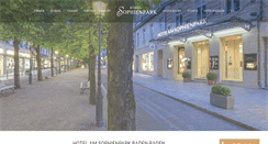 Desktop Screenshot of hotel-am-sophienpark.de